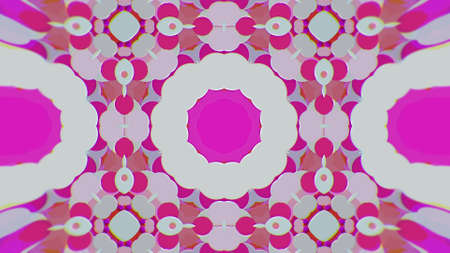 Abstract Colorful Painted Kaleidoscopic Graphic Background. Futuristic Psychedelic Hypnotic Backdrop...