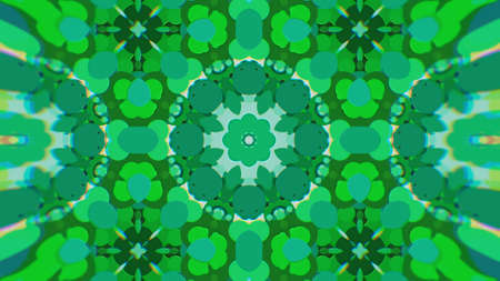 Abstract Colorful Painted Kaleidoscopic Graphic Background. Futuristic Psychedelic Hypnotic Backdrop...
