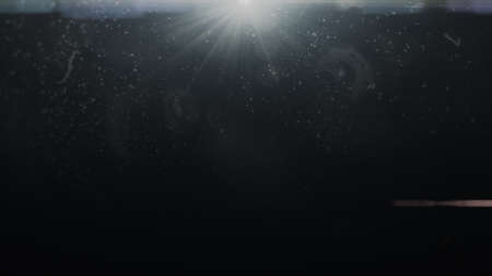 abstract of lighting digital lens flare in dark background