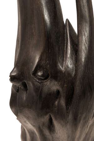 Four old wooden boards isolated on a white background. Old Wood plankの写真素材