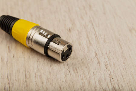 HLR connector for microphone and audio equipment