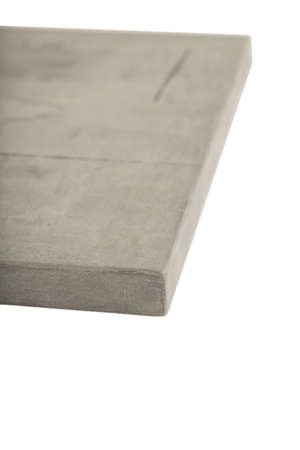 Kitchen, curved radial facade of furniture, front view. Kitchen facade isolated on white background.の写真素材