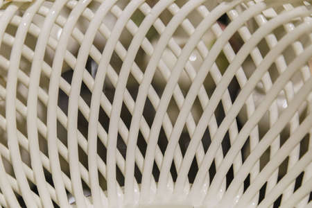 Background of white ceramics handmade, new design