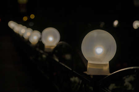 Decorative Small Solar Garden Light, Lanterns In Flower Bed In Green Foliage. Garden Design. Solar...