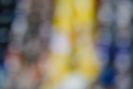 beautiful multicolor beads in necklace form, marvelous colorful beads in necklace form as background, texture.の写真素材