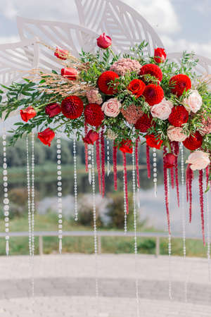 Details of the decor wedding wedding registration.の写真素材