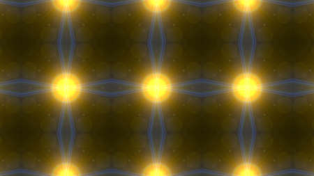 Designer abstract background with glowing individual shapesの写真素材