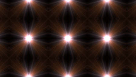 Designer abstract background with glowing individual shapes