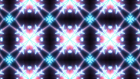 Designer abstract background with glowing individual shapes
