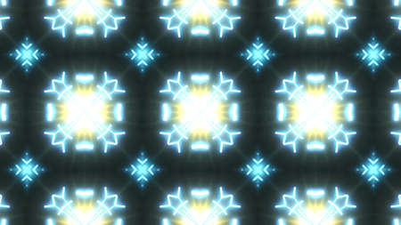 Designer abstract background with glowing individual shapes