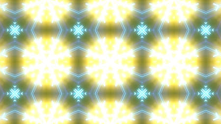 Designer abstract background with glowing individual shapes