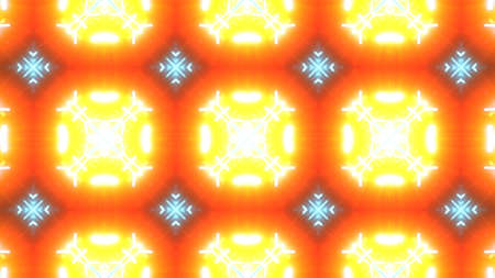 Designer abstract background with glowing individual shapes