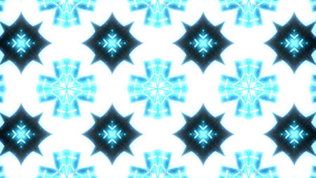 Designer abstract background with glowing individual shapes
