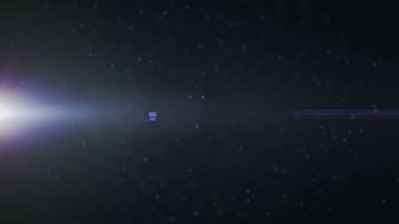 Real Lens Flare Shot in Studio over Black Background. Easy to add as Overlay or Screen Filter over...
