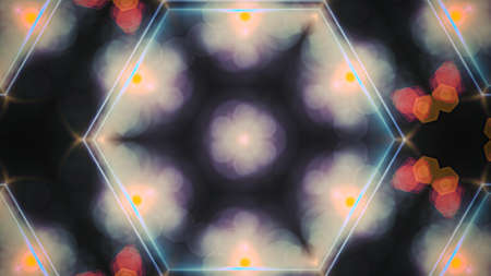 Abstract geometric kaleidoscope colored radiant background, color texture.