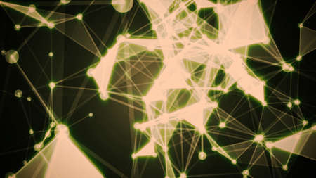 Abstract glowing geometric background, geometric texture. Design solution.