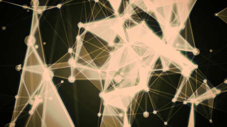 Abstract glowing geometric background, geometric texture. Design solution.