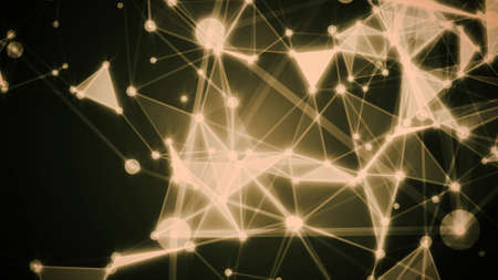 Abstract glowing geometric background, geometric texture. Design solution.