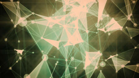 Abstract glowing geometric background, geometric texture. Design solution.の写真素材
