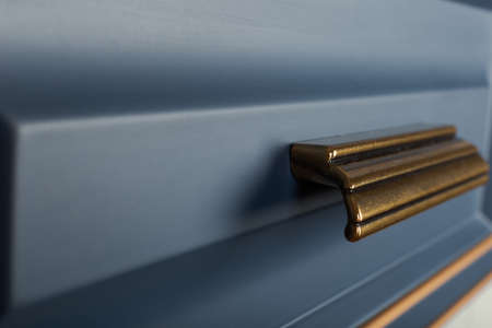 Background or concept of minimalist furniture facade for kitchen, furniture interior.の写真素材