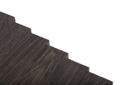 Elegant images of ebony on a white background.の写真素材