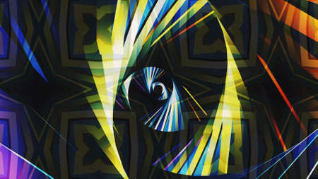 Beautiful geometric abstract background with color accents.