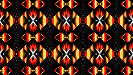 Designer kaleidoscope background with beautiful elements. New trends.の写真素材