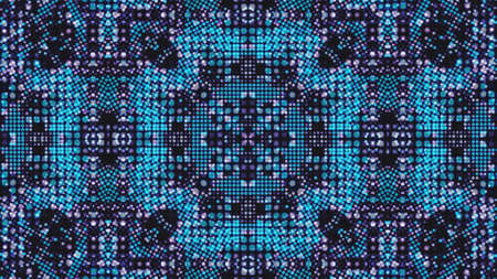 Designer kaleidoscope background with beautiful elements. New trends.
