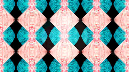 Designer kaleidoscope background with beautiful elements. New trends.