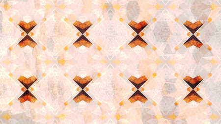 Designer kaleidoscope background with beautiful elements. New trends.の写真素材