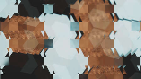 Beautiful geometric abstract background with color accents.の写真素材