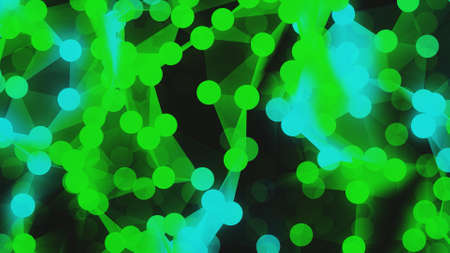 Beautiful geometric abstract background with color accents.