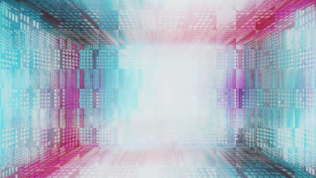 Beautiful geometric abstract background with color accents.の写真素材