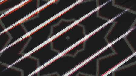 Designer kaleidoscope background with beautiful elements. New trends.