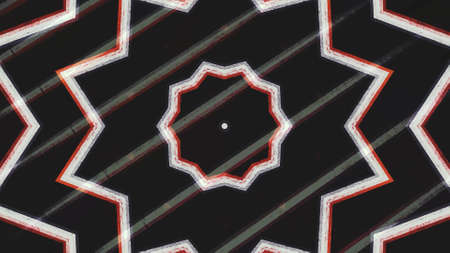 Designer kaleidoscope background with beautiful elements. New trends.