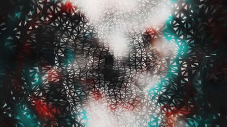 Beautiful geometric abstract background with color accents.の写真素材