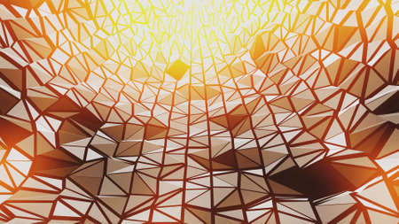 Beautiful geometric abstract background with color accents.