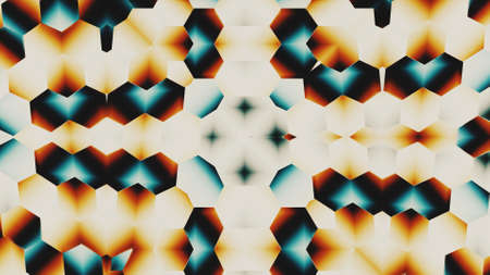 Designer kaleidoscope background with beautiful elements. New trends.の写真素材
