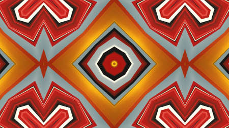 Designer kaleidoscope background with beautiful elements. New trends.の写真素材