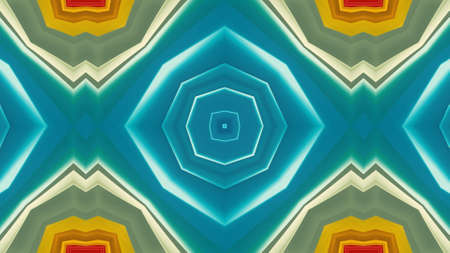 Designer kaleidoscope background with beautiful elements. New trends.