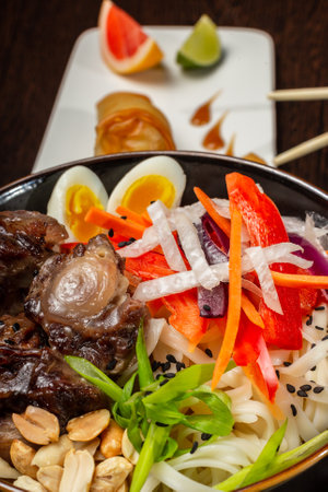 Beef Tail Soup with Egg and Vegetables