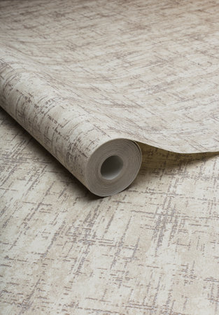 Large roll of wallpaper for the wall with a beautiful textureの写真素材