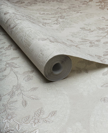 Large roll of wallpaper for the wall with a beautiful textureの写真素材