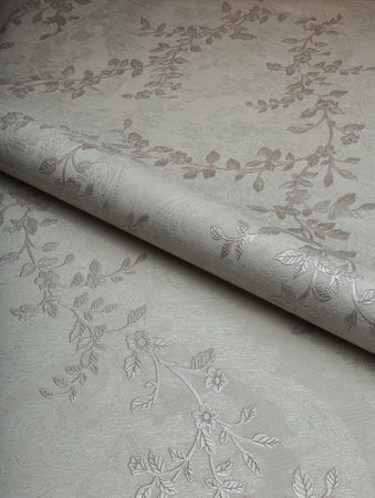 Large roll of wallpaper for the wall with a beautiful textureの写真素材