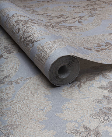 Large roll of wallpaper for the wall with a beautiful textureの写真素材