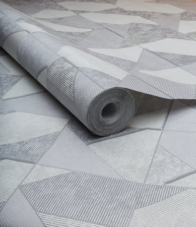 Large roll of wallpaper for the wall with a beautiful textureの写真素材