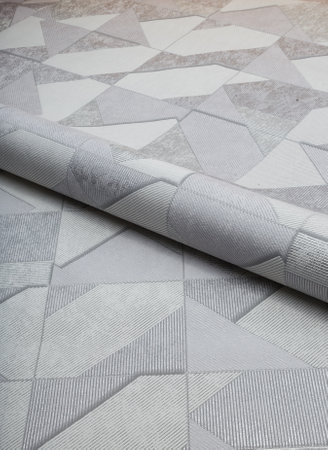 Large roll of wallpaper for the wall with a beautiful textureの写真素材