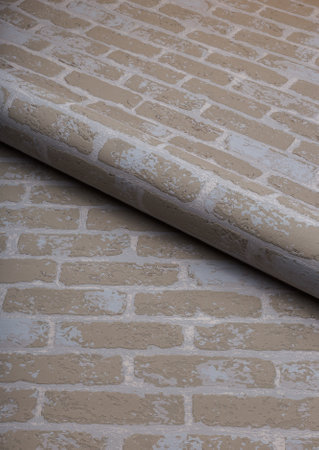 Large roll of wallpaper for the wall with a beautiful textureの写真素材