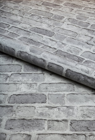 Large roll of wallpaper for the wall with a beautiful textureの写真素材