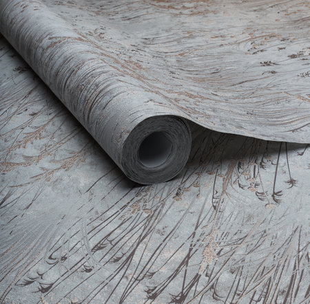 Large roll of wallpaper for the wall with a beautiful textureの写真素材